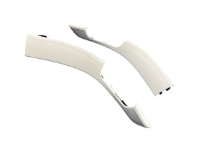 2014-2017 Mercedes-Benz S320 Gray Seat Trim Cover Panel Set - Rear (Used OEM)