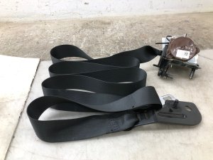 2015-2021 Ford F-150 Black Center Inflatable Seat Belt Assembly - Rear, Left (Driver) (Used OEM)