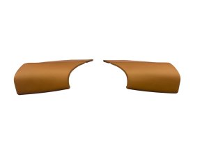 2006-2013 Bentley Flying Spur Brown Seat Trim Cover Panel Set - Rear (Used OEM)