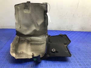 2010-2013 Porsche Panamera Bumper Bracket with Heat Shield - Rear, Right (Passenger) (Used OEM)