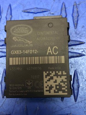 2018-2020 Jaguar F-Type TPMS Control Module (Used OEM)