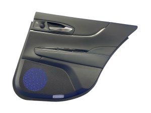 2021-2025 Toyota Mirai Black Door Interior Trim Panel - Rear, Right (Passenger) (Used OEM)