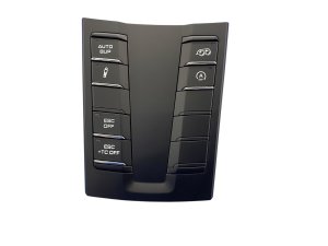 2017-2023 Porsche 718 Boxster Black Stability Suspension and Auto Blip Control Switch Panel - Front (Used OEM)
