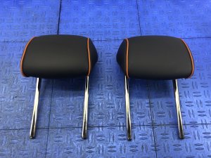 2020-2025 Cadillac CT4 Black Seat Headrest Set - Rear, Left (Driver) (Used OEM)