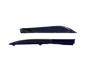 2014-2020 BMW i8 Black Trunk Lid Trim Cover Panel Moulding Set - Rear (Used OEM)
