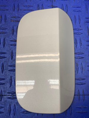 2016-2023 Volvo XC90 Silver Fuel Filler Door (Used OEM)