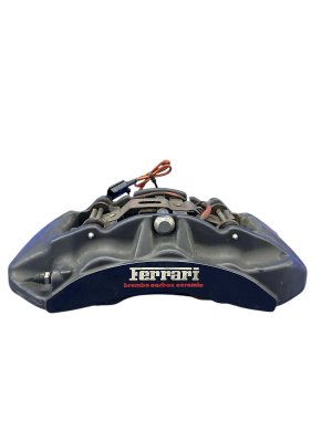 2009-2014 Ferrari California Black Brembo Carbon Ceramic Disc Brake Caliper - Front (Used OEM)