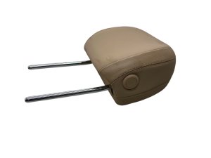 2019-2025 Porsche Cayenne Beige Seat Partial Leather Headrest - Front, Left (Driver) (Used OEM)