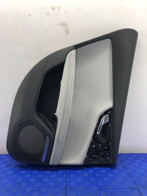 2013-2018 Audi S7 Silver Door Interior Trim Panel - Rear, Left (Driver) (Used OEM)