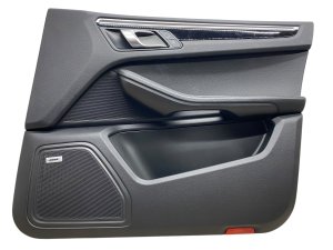 2015-2021 Porsche Macan Black Door Interior Trim Panel with Bose Audio - Front, Right (Passenger) (Used OEM)