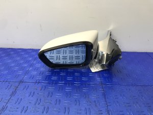 2016-2022 BMW 740i Alpine White Power Heated Power Folding Door/Side View Mirror - Left (Driver) (Used OEM)