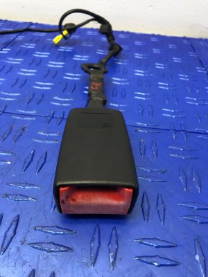 2010-2016 Porsche Panamera Black Seat Belt Buckle - Front, Right (Passenger) (Used OEM)