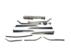 2019-2024 Audi S8 13-Piece Carbon Fiber Interior Trim Cover Set - Front (Used OEM)