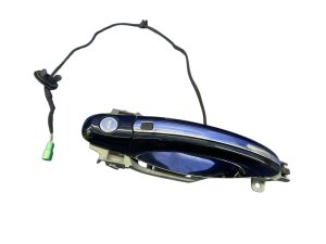 2006-2012 Bentley Flying Spur Blue Exterior Door Handle with Chrome Trim - Front, Left (Driver) (Used OEM)