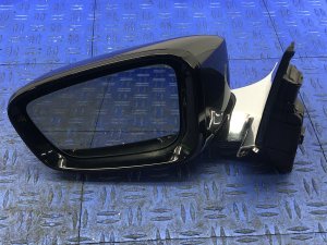 2016-2022 BMW 740i Black Power Heated Power Folding Door/Side View Mirror - Left (Driver) (Used OEM)