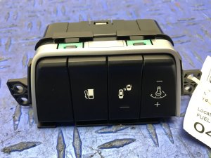 2018-2021 Kia Stinger Fuel Tank Door Blind Spot Speedometer Dimmer and Lane Assist Switch Panel (Used OEM)