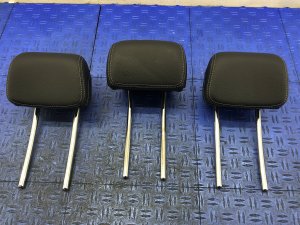 2017-2023 Mercedes-Benz E500 Black Seat Headrest Set of 3 - Rear, Left (Driver) (Used OEM)