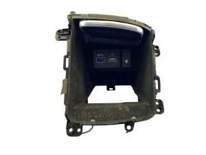 2022-2023 Genesis GV70 Beige Center Console Storage Tray Compartment - Front (Used OEM)
