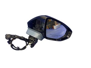 2019-2024 Audi A8 Gray Power Folding Heated Auto Dimming Door/Side View Mirror with Camera - Front, Right (Passenger) (Used OEM)