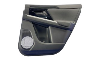 2023-2025 Toyota bZ4X Black Door Interior Trim Panel - Rear, Right (Passenger) (Used OEM)