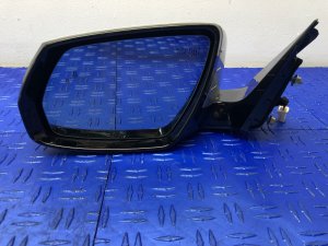 2017-2020 Genesis G80 Silver Power Memory Blind Spot Door/Side View Mirror - Left (Driver) (Used OEM)