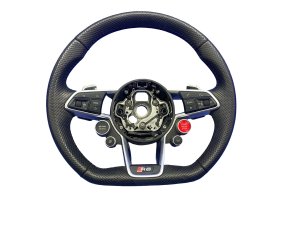 2016-2024 Audi R8 Black Performance Sport Steering Wheel - Front (Used OEM)
