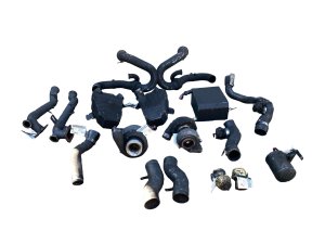 2004-2008 Lamborghini Gallardo Aftermarket Custom Turbocharger Intercooler Hose and Exhaust Set (Used OEM)
