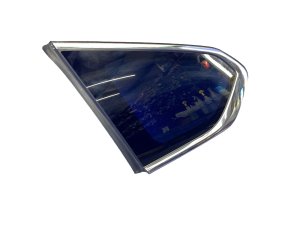 2021-2023 Hyundai Santa Fe Chrome Quarter Glass with Chrome Trim - Rear, Left (Driver) (Used OEM)