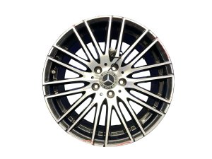 2022-2025 Mercedes-Benz C300 Silver 18x8.5 10 V-Spoke Machined Black Alloy Wheel (Used OEM)