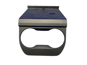 2022-2024 Lucid Air Center Console Cupholder Trim Bezel with Wireless Charger (Used OEM)