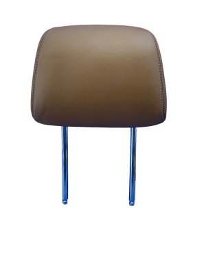2006-2012 Bentley Flying Spur Brown Seat Leather Headrest - Front, Right (Passenger) (Used OEM)