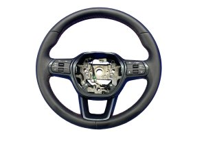 2022-2025 Honda Civic Black Leather Steering Wheel with Red Stitching - Front (Used OEM)