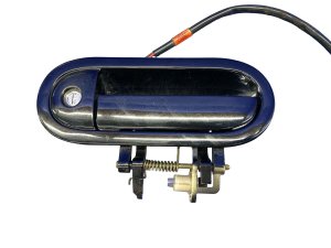 2002-2005 Ford Thunderbird Black Exterior Door Handle - Front, Left (Driver) (Used OEM)