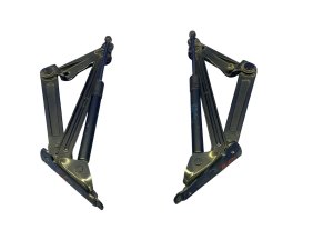2007-2018 Bentley Continental Gray Convertible Trunk Deck Lid Hinge Set - Rear, Right (Passenger) (Used OEM)