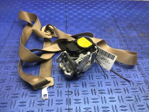 2008-2009 Lexus LS600h Tan Seat Belt Assembly with Pre-Crash System - Front, Left (Driver) (Used OEM)
