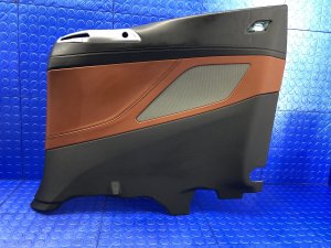 2020-2025 BMW M8 Brown Inner Door Trim Panel - Rear, Right (Passenger) (Used OEM)