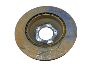 2017-2023 Porsche Panamera Slotted Disc Brake Rotor Kit - Rear (Used OEM)