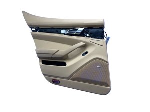 2010-2016 Porsche Panamera Beige Door Interior Trim Panel - Rear, Left (Driver) (Used OEM)
