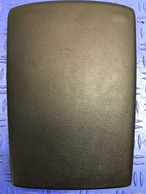 2010-2016 Porsche Panamera Black Center Console Storage Compartment Lid Armrest - Front (Used OEM)