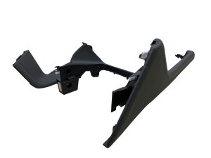 2019-2021 Genesis G70 Black Center Console Padded Leather Trim Panel Set (Used OEM)