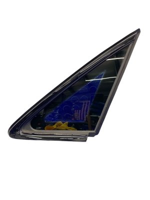 2015-2020 Audi A3 Black Door Quarter Glass with Black Trim - Rear, Right (Passenger) (Used OEM)