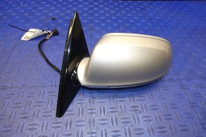 2011-2018 Audi A8 Silver Power Folding Door/Side View Mirror - Front, Left (Driver) (Used OEM)