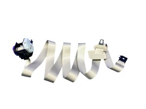 2021-2024 Genesis G80 Beige Center Seat Belt Assembly - Rear, Left (Driver) (Used OEM)