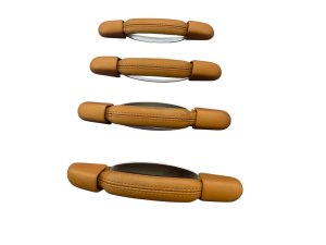 2006-2012 Bentley Flying Spur Brown Roof Grab Handle Set - Front (Used OEM)