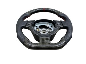 2009-2016 Nissan GT-R Red Carbon Fiber Steering Wheel with Red Stitching (Used OEM)