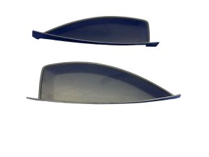 2015-2018 Ferrari California T Black Dashboard Instrument Panel End Trim Cover Set - Front (Used OEM)