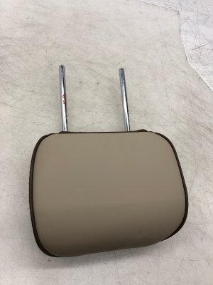 2019-2024 Ram 1500 Brown 4-Way Adjustable Leather Headrest - Front, Left (Driver) (Used OEM)