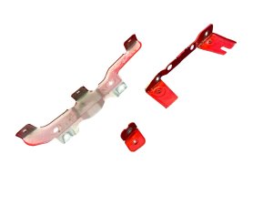 2023-2024 Fisker Ocean Red Planet Fender Support Mount Bracket Set - Front (Used OEM)