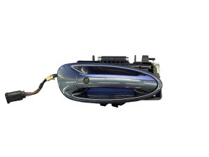 2005-2012 Porsche Boxster Blue Keyless Entry Exterior Door Handle with Aluminum Trim - Front, Right (Passenger) (Used OEM)