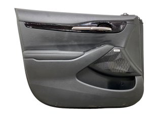 2024-2025 Kia Seltos Black Door Interior Trim Panel with Bose Premium Audio - Front, Left (Driver) (Used OEM)